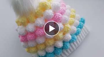 balloon children's hat, three-dimensional, colorful, embossed