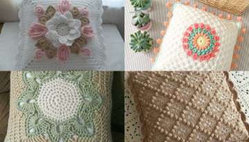 Knitted Two-Needle Cushion Patterns