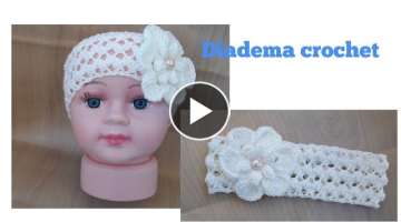 crochet BABY CROWN BAND Very easy step by step