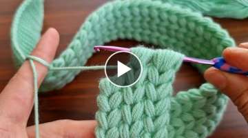 Super Easy Hairband Knitting Model 