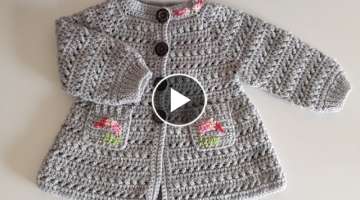 Crochet #16 How to crochet a girls coat / PART 1