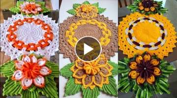 HighClass Flower Decorative Crochet Dining Table Runner 