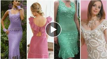 Elegent women fashion fancy bolero lace pattern mini dress/Boho fashion crochet dress design ide...