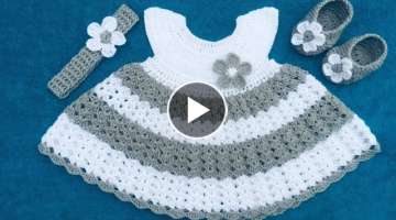 Crochet Baby Dress Tutorial
