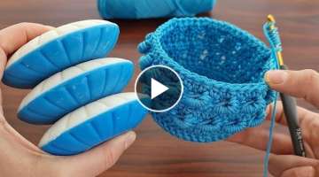 MUY BONİTO Super easy Very useful crochet decorative hamper making. 