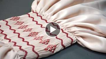 Beaded Smocking with Embroidery - Fashionable Dress Making Projects