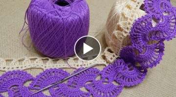 Border #14 Crochet Fans 2 colors