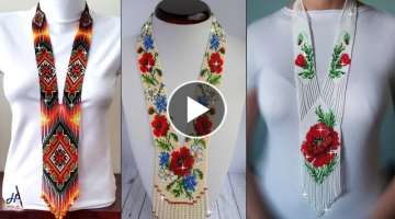 Easy Boho!!.. Fashion DIY Beaded Necklace Step By Step - Tutorial