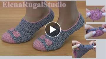  Crochet slippers tutorial