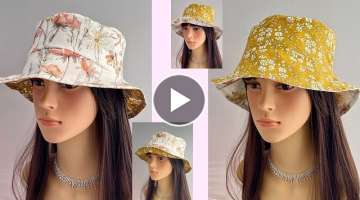 DIY Fabric Hats | sun hat