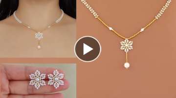 Beaded Flower Necklace & Beaded Flower Earring Studs. How to Make Beaded Jewelry