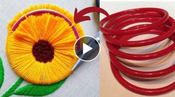 Most beautiful flower design with new trick